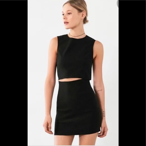 Lucca Couture Dresses & Skirts - Urban Outfitters Luca Couture black mini fitted dress Sz Small ~cut out detail